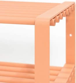 Oceľová skrinka na topánky v lososovej farbe 100x48,5x29 cm Rex – Spinder Design