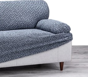 Bielastické poťahy VENEZIA modrá kreslo ušiak (š. 60 - 110 cm)