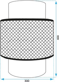 Toolight Toolight, nástenné svietidlo 2xE14 APP1337-2W, prírodná hnedá, OSW-02430