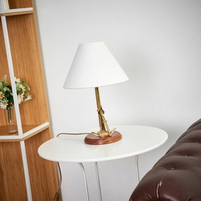 Individuálna stolná lampa ANCHOR s mosadzou