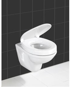 WENKO 21905100-WC sedátko SECURA 37x44 cm biela/sivá