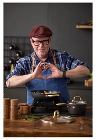 Hliníkový hrniec s nepriľnavým povrchom s pokrievkou na indukciu 2,6 l – Holm