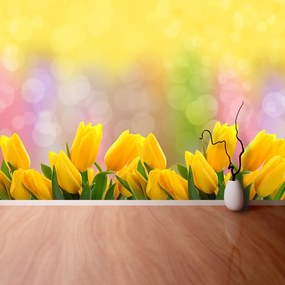 Fototapeta Vliesová Žlté tulipány 152x104 cm