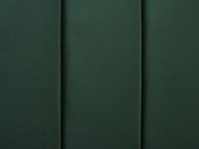 Zamatová posteľ 160 x 200 cm zelená MARVILLE Beliani