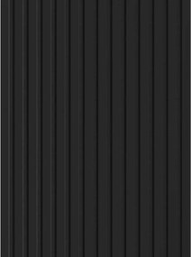 Mexen Lam-F, akustické stenové lamely 275 × 31,5 cm, filc 6 mm, čierna lesklá, S105-275317-2812-055