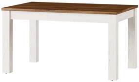 Jedálenský rozkladací stôl Country 40 140/214 cm dub Stirling/borovica Andersen