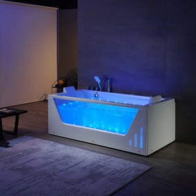 BPS-koupelny Hydromasážna vaňa HYD-SA944 180x90 s ohrevom vody