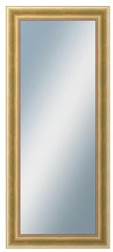DANTIK - Zrkadlo v rámu, rozmer s rámom 60x140 cm z lišty KŘÍDLO veľké zlaté patina (2772)