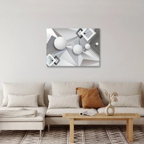 Geometrický abstraktný obraz (70x50 cm)