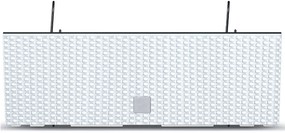 Plastový balkónový kvetináč DRC600W 58 cm - biela
