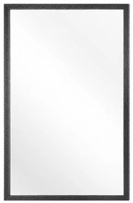 Nástenné zrkadlo 60 x 90 cm čierne MORLAIX Beliani