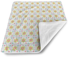 Sablio Deka pre bábätko Farebné kvetinky - 80x100 cm