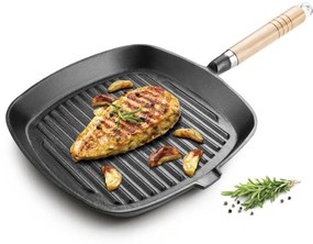 LAMART LT1063 IRON Panvica liatinová, 24 cm, čierna