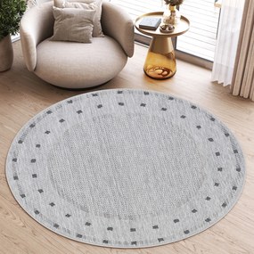 TA Koberec KE63A ŠEDÁ MELISSA MAA Rozmer: 200x200 cm