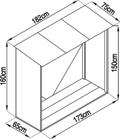 Drevník WC-A Rojaplast