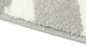 Koberce Breno Kusový koberec VEGAS HOME / PASTEL ART 23/SVS, sivá, viacfarebná,140 x 200 cm