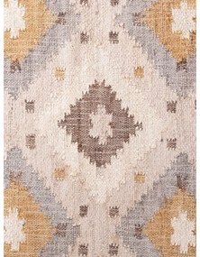 Krémový ručne tkaný jutový behúň 80x200 cm Roya Imani – Elle Decoration