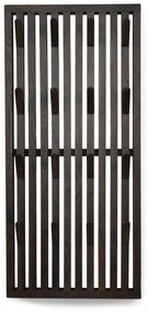 Tmavohnedý vešiakový panel z dubového dreva 46x100x8 cm Parco – Spinder Design