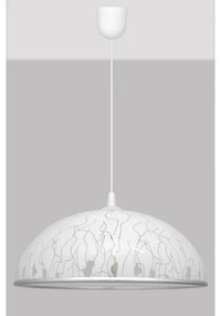 Luster na lanku CIRCLE 1xE27/15W/230V biela