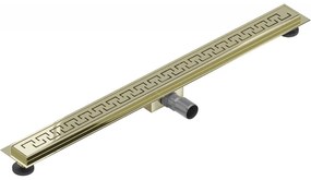 Mexen Flat M15 nerezový sprchový žľab 80 cm, zlatá, 1524080-15