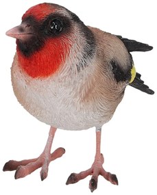 Záhradná figúrka z polyesterovej živice Bird, 12x8,5 cm, viacfarebná