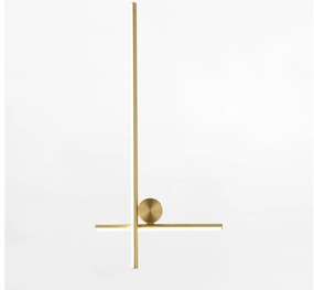 Zuma Line W4101-GD - LED Nástenné svietidlo MILL LED/14W/230V zlatá