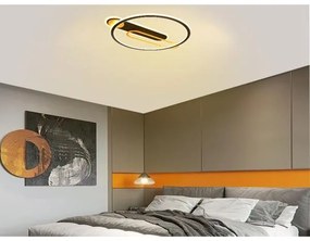LED Stmievateľné stropné svietidlo LED/60W/230V 3000-6500K čierna + diaľkové ovládanie