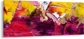 Obraz abstrakcie - maľba (120x50 cm)
