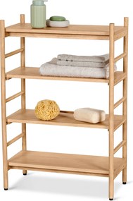 Priečkový regál s nastaviteľnými policami