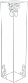STOJAN NA KVETINÁČ FRAME 80X24X24 CM BIELA