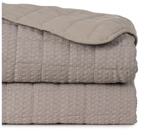 Béžový prešívaný pléd 180x260 cm – Ixia