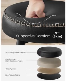 Barová stolička LIOR čierna