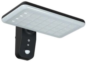 V-Tac LED Solárne nástenné svietidlo so senzorom LED/15W/3,2V 4000K/6000K IP65 čierna VT1514