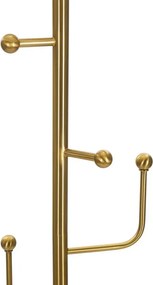 Stojacia lampa Hanger 173 cm zlatá/biela/mramor