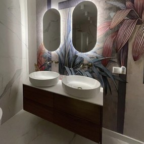 Rea Queen umývadlo na dosku 55 x 42 cm, biela, REA-U1223