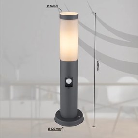 Globo 3158AS - Vonkajšie svietidlo so senzorom BOSTON 1xE27/15W/230V