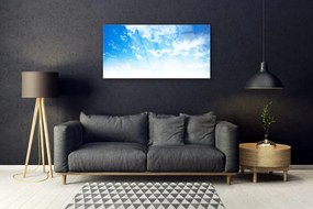 Obraz na skle Nebo mraky príroda 140x70 cm