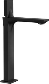 Mexen Crux, vysoká umývadlová batéria, čierna, 744410-70