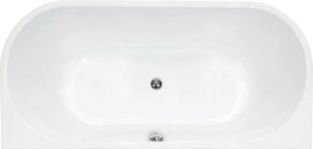 Besco Akrylátová voľne stojaca vaňa Vica NEW BW CC/NP 150x80 (160x80, 170x80), napúšťanie cez prepad BESCO-Typ výpuste: McAlpine Click-Clack s napúšť…
