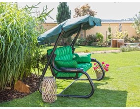 Vankúš na záhradnú hojdačku POLA 140 cm oxford, zelený