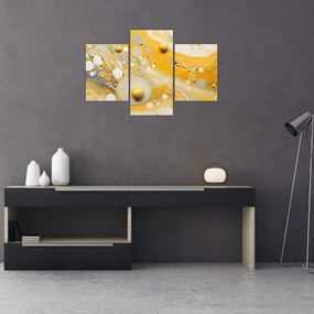 Obraz - Abstraktné pozadia so zlatým dekorom (90x60 cm)