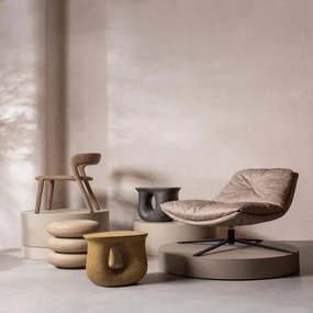 Otočné kreslo v prírodnej farbe Arve – WOOOD