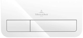 Villeroy & Boch ViConnect : E200 ovládacie tlačidlo k WC, biele, 92249068