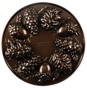 Okrúhla forma na pečenie Nordic Ware Autumn, bronzová, 94148