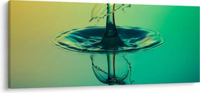 Obraz kvapky vody (120x50 cm)