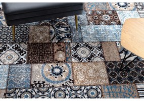 Kusový koberec Aruno hnedomodrý 80x150cm