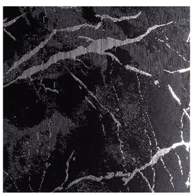 Závesné svietidlo Werona duo 3, 1x čierne textilné tienidlo so vzorom, s