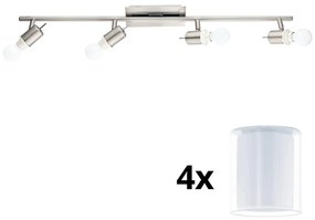 Eglo - LED Bodové svietidlo MY CHOICE 4xE14/4W/230V chróm/biela