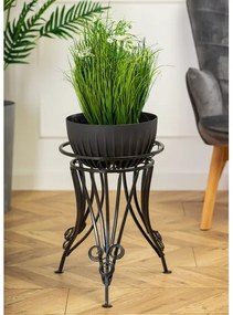 Stojan na kvety 47x43 cm čierna