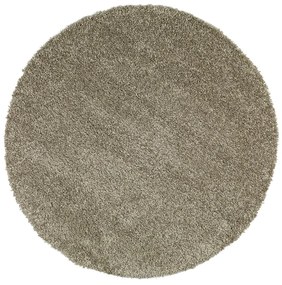 Sivý koberec Universal Aqua Liso, ø 100 cm